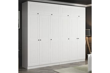 Fruitland Garderobe 270 cm - Hvit - Oppbevaring - Garderober & garderobesystem