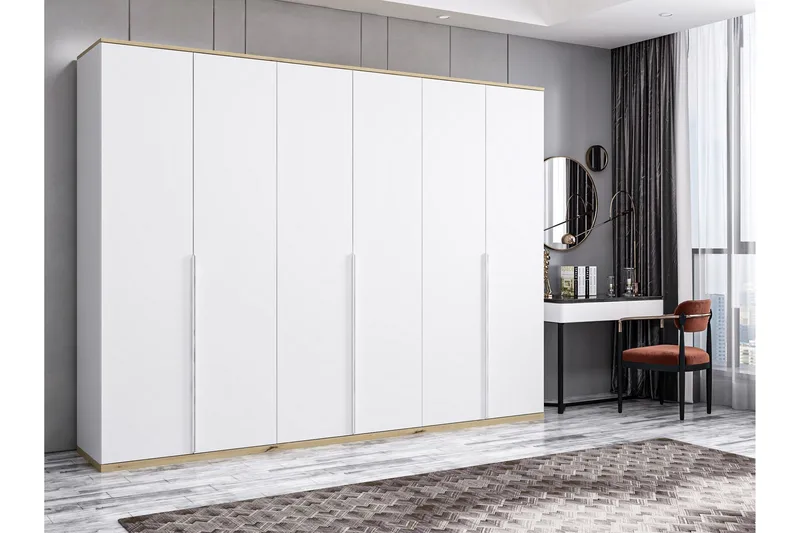 Fruitland Garderobe 270x206 cm, Hvit