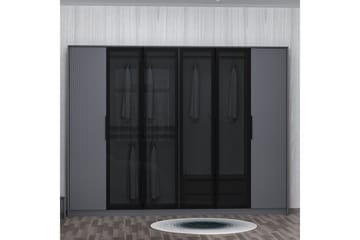 Fruitland Garderobe 274x210 cm - Antrasitt - Oppbevaring - Garderober & garderobesystem