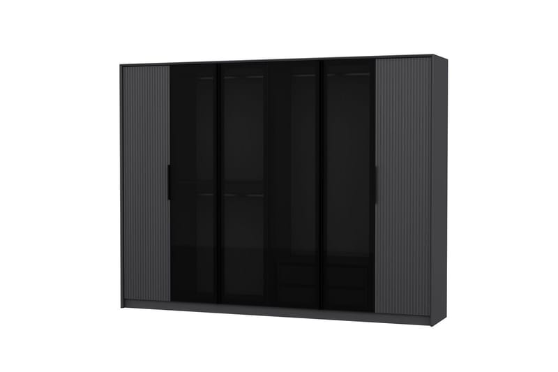 Fruitland Garderobe 274x210 cm - Antrasitt - Oppbevaring - Garderober & garderobesystem