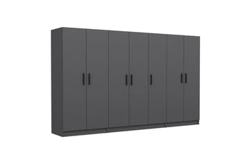 Fruitland Garderobe 315 cm - Antrasitt - Oppbevaring - Garderober & garderobesystem