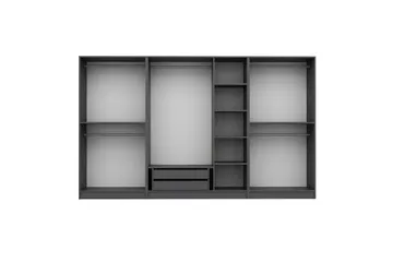 Fruitland Garderobe 315 cm - Antrasitt - Oppbevaring - Garderober & garderobesystem
