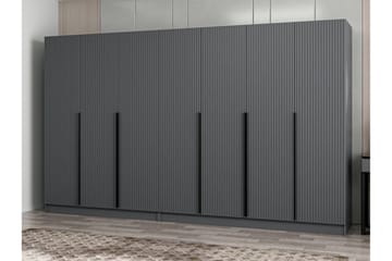 Fruitland Garderobe 315 cm - Antrasitt - Oppbevaring - Garderober & garderobesystem