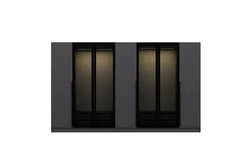 Fruitland Garderobe 315 cm - Antrasitt - Oppbevaring - Garderober & garderobesystem