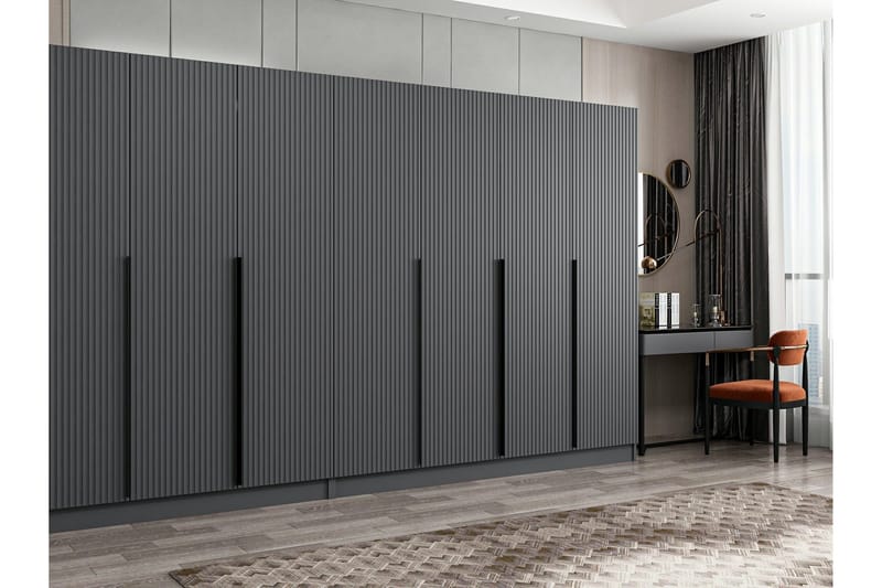 Fruitland Garderobe 315 cm, Antrasitt