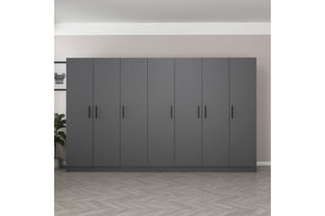 Fruitland Garderobe 315 cm - Antrasitt - Oppbevaring - Garderober & garderobesystem