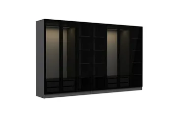 Fruitland Garderobe 315 cm - Antrasitt - Oppbevaring - Garderober & garderobesystem