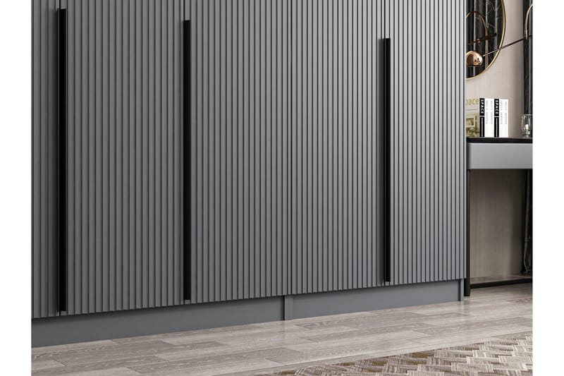 Fruitland Garderobe 315 cm - Antrasitt - Oppbevaring - Garderober & garderobesystem