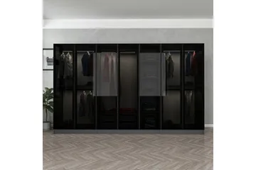 Fruitland Garderobe 315 cm - Antrasitt - Oppbevaring - Garderober & garderobesystem