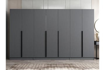 Fruitland Garderobe 315 cm - Antrasitt - Oppbevaring - Garderober & garderobesystem