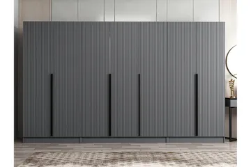 Fruitland Garderobe 315 cm - Antrasitt - Oppbevaring - Garderober & garderobesystem