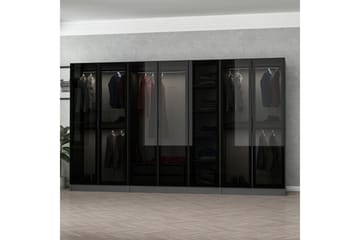 Fruitland Garderobe 315 cm - Antrasitt - Oppbevaring - Garderober & garderobesystem