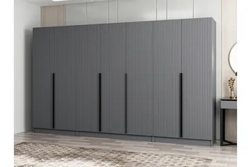 Fruitland Garderobe 315 cm - Antrasitt - Oppbevaring - Garderober & garderobesystem