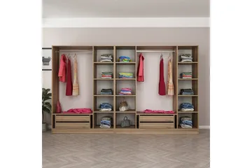 Fruitland Garderobe 315 cm - Eik - Oppbevaring - Garderober & garderobesystem