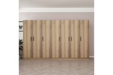 Fruitland Garderobe 315 cm - Eik - Oppbevaring - Garderober & garderobesystem