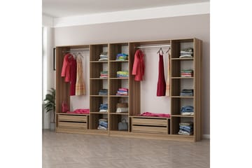Fruitland Garderobe 315 cm - Eik - Oppbevaring - Garderober & garderobesystem