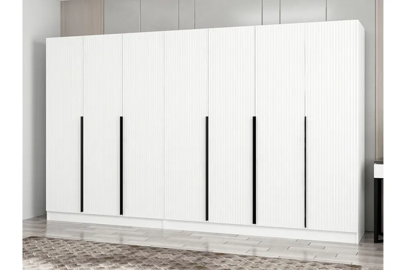 Fruitland Garderobe 315 cm - Hvit - Oppbevaring - Garderober & garderobesystem