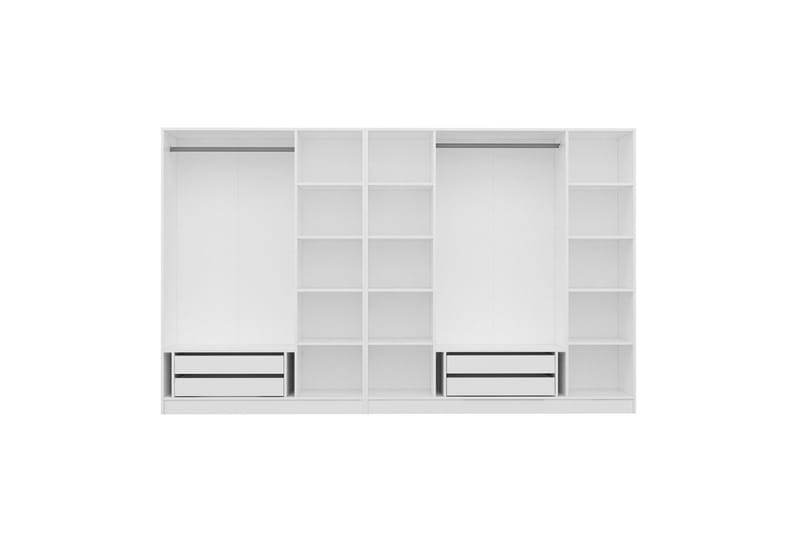 Fruitland Garderobe 315 cm - Hvit - Oppbevaring - Garderober & garderobesystem
