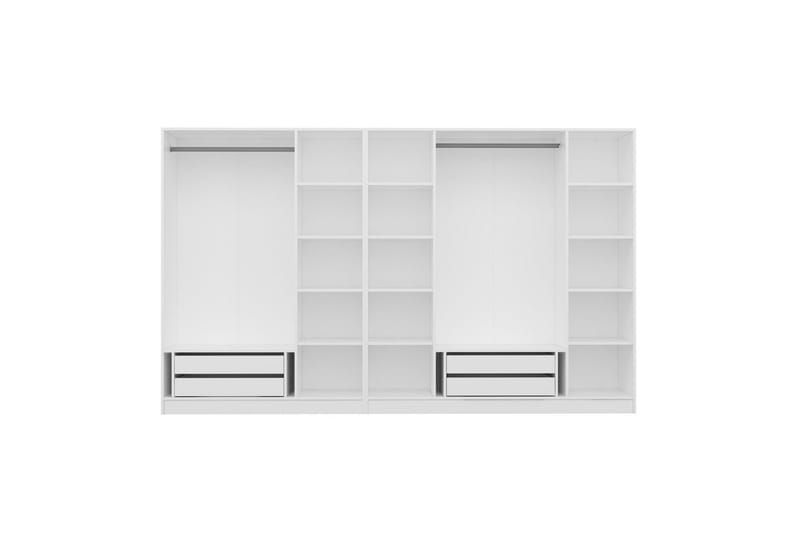 Fruitland Garderobe 315 cm - Hvit - Oppbevaring - Garderober & garderobesystem