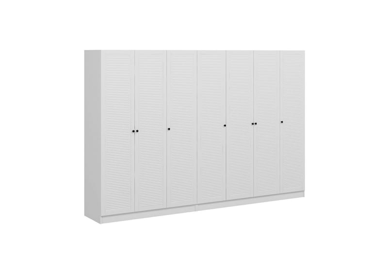 Fruitland Garderobe 315 cm - Hvit - Oppbevaring - Garderober & garderobesystem