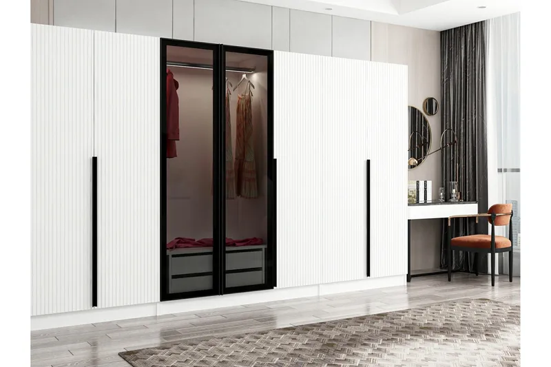 Fruitland Garderobe 315 cm, Hvit