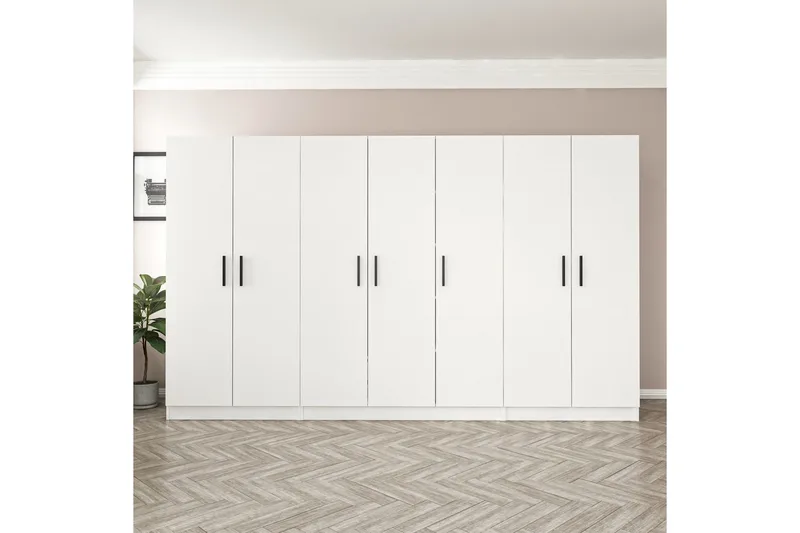 Fruitland Garderobe 315 cm, Hvit