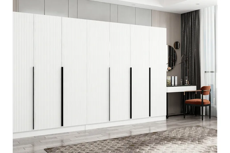 Fruitland Garderobe 315 cm, Hvit