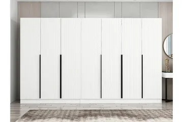Fruitland Garderobe 315 cm - Hvit - Oppbevaring - Garderober & garderobesystem