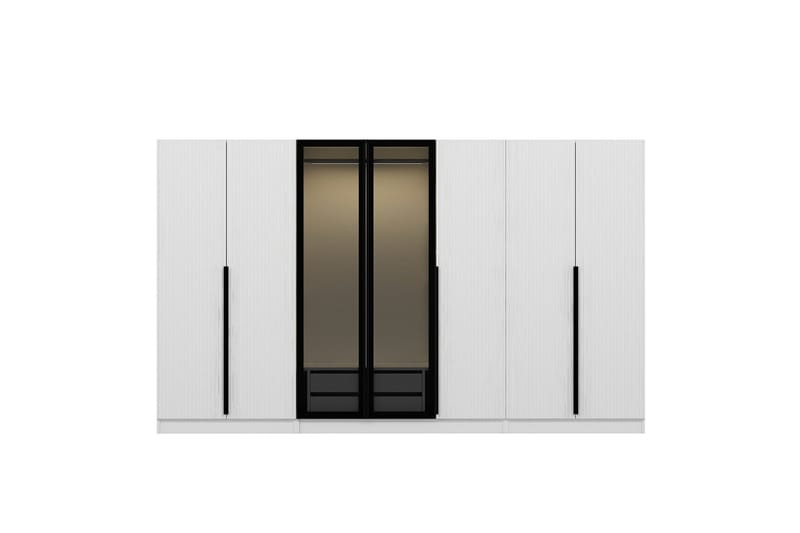 Fruitland Garderobe 315 cm - Hvit - Oppbevaring - Garderober & garderobesystem
