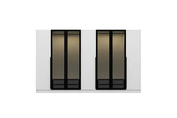 Fruitland Garderobe 315 cm - Hvit - Oppbevaring - Garderober & garderobesystem