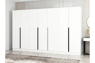 Fruitland Garderobe 315 cm - Hvit - Oppbevaring - Garderober & garderobesystem