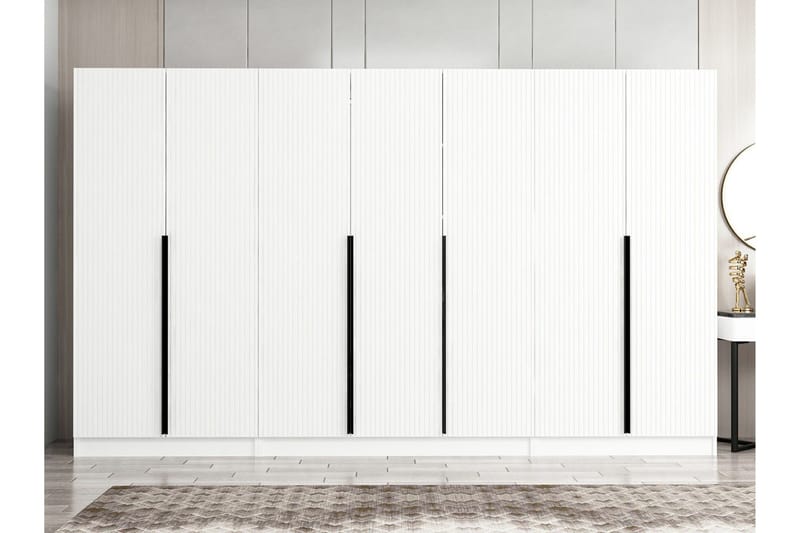 Fruitland Garderobe 315 cm - Hvit - Oppbevaring - Garderober & garderobesystem