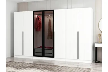 Fruitland Garderobe 315 cm - Hvit - Oppbevaring - Garderober & garderobesystem