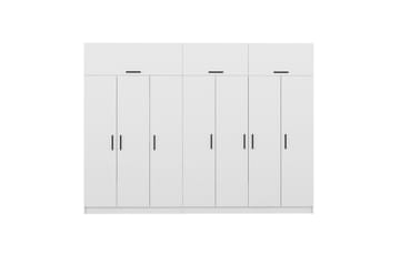Fruitland Garderobe 315x235 cm - Hvit - Oppbevaring - Garderober & garderobesystem