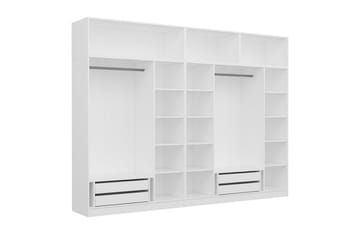 Fruitland Garderobe 315x235 cm - Hvit - Oppbevaring - Garderober & garderobesystem