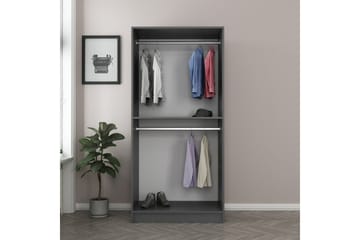 Fruitland Garderobe 90 cm - Antrasitt - Oppbevaring - Garderober & garderobesystem