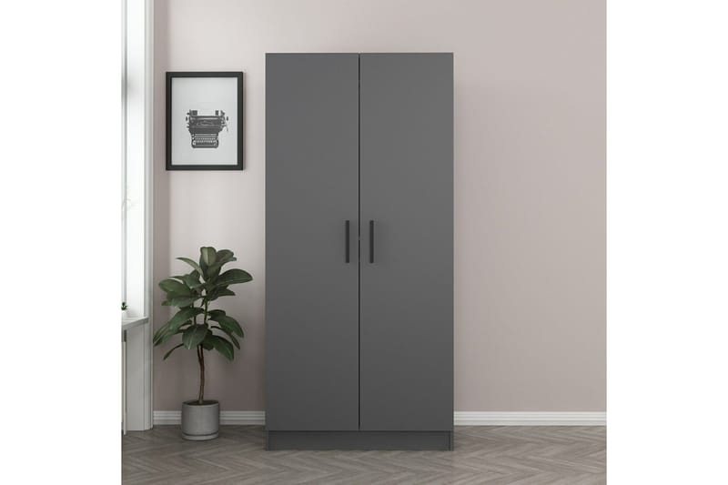 Fruitland Garderobe 90 cm - Antrasitt - Oppbevaring - Garderober & garderobesystem