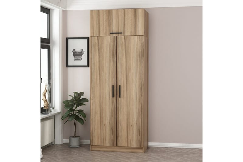 Fruitland Garderobe 90 cm - Eik - Oppbevaring - Garderober & garderobesystem