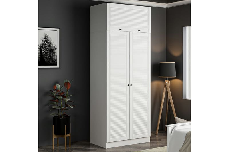 Fruitland Garderobe 90 cm - Hvit - Oppbevaring - Garderober & garderobesystem