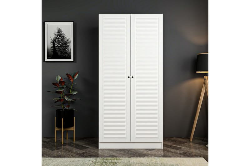 Fruitland Garderobe 90 cm, Hvit