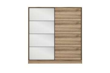 Fruitland Garderobe med Speil - Brun - Oppbevaring - Garderober & garderobesystem