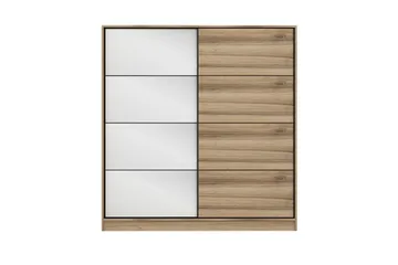 Fruitland Garderobe med Speil - Brun - Oppbevaring - Garderober & garderobesystem