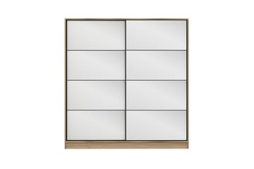 Fruitland Garderobe med Speil - Brun - Oppbevaring - Garderober & garderobesystem