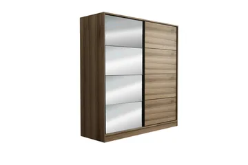 Fruitland Garderobe med Speil - Brun - Oppbevaring - Garderober & garderobesystem