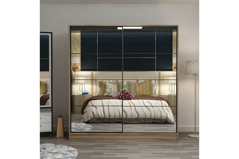 Fruitland Garderobe med Speil, Brun