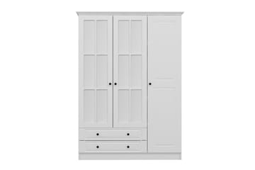 Fruitland Garderobe med Speil - Hvit - Oppbevaring - Garderober & garderobesystem