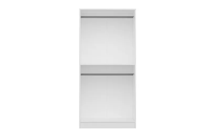 Fruitland Garderobeskap 90 cm i Malt Tre - Hvit - Oppbevaring - Garderober & garderobesystem