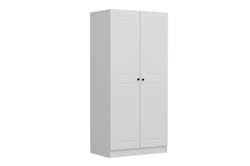 Fruitland Garderobeskap 90 cm i Malt Tre - Hvit - Oppbevaring - Garderober & garderobesystem