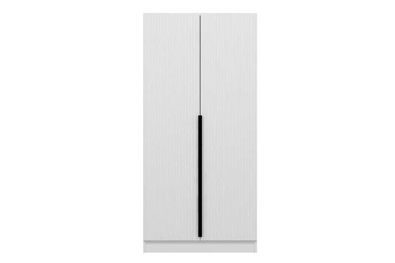 Fruitland Garderobeskap 90 cm i Tre - Hvit - Oppbevaring - Garderober & garderobesystem