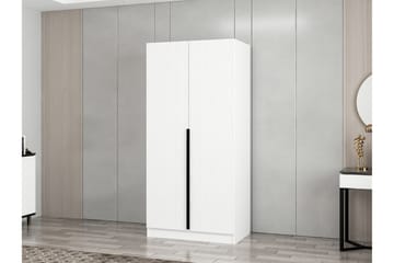 Fruitland Garderobeskap 90 cm i Tre - Hvit - Oppbevaring - Garderober & garderobesystem